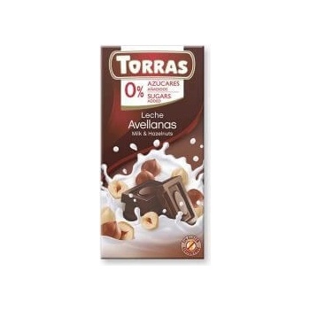 Torras mliečna čokoláda s lieskovými orieškami 75g