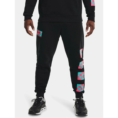 Under Armour Rival Fleece Geo Jogger Man Black