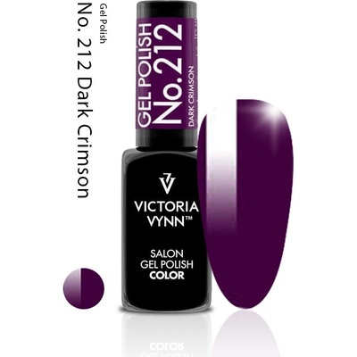 Hybridní lak Victoria Vynn 8 ml Dark Crimson pro zdobení nehtů