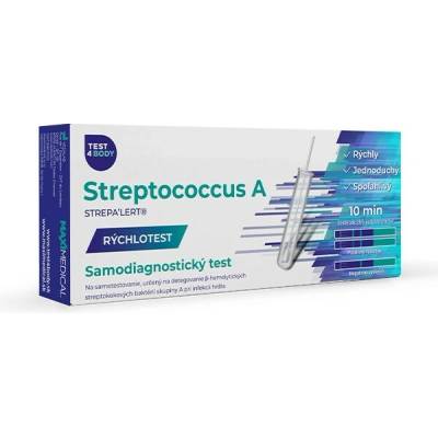 Maximedical rýchlotest Streptococcus A samodiagnostický test steru zo sliznice hrdla