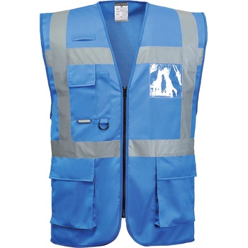 Portwest hi-vis iona executive f476 / Жилетка със светлоотразителни ленти - кралско синьо xxxl (f476rbrxxxl)