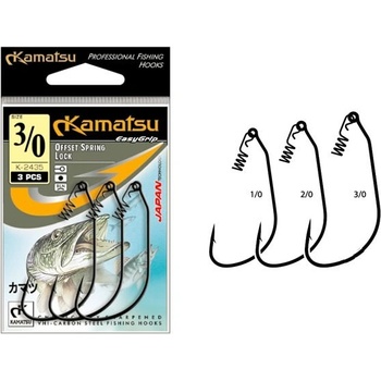 Kamatsu Offset Spring Lock vel.5 3 ks