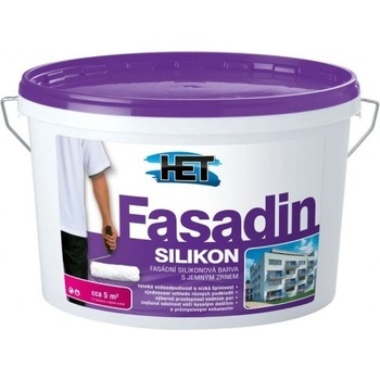 HET MIKRAL SILIKON silikonová hladká fasádní barva 7kg