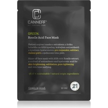 Canneff Green Roselle Acid Face Mask exfoliačná maska s AHA 12 ml