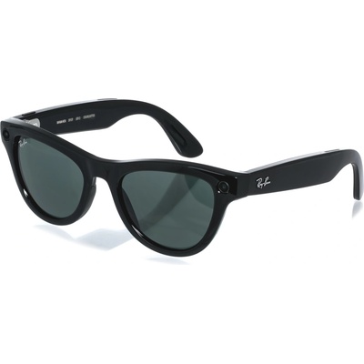 Meta Ray-Ban Skyler Gen2 Standard, Shiny Black, G15 Green 4014601/7152