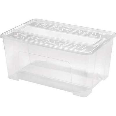 UTC Úložný box TEX BOX 48 l priehľadný UT0127