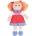 Bigjigs Toys - Мека кукла - Емили - 34 см (BJD042)