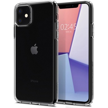 Image 1 of Spigen Crystal Flex Case - тънък качествен силиконов (TPU) калъф за iPhone 11 (прозрачен)