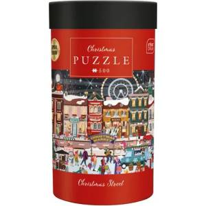 Interdruk - Puzzle Christmas: Festive Street - 500 piese