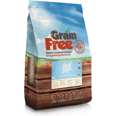Best Breeder Grain Free Light Trout with Salmon Sweet Potato & Asparagus 2 kg