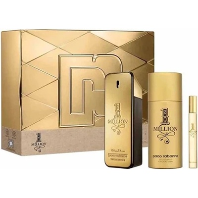 Paco Rabanne 1 Million Golden Oud подаръчен комплект с парфюм 100мл за мъже 1 бр