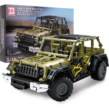 Happy Build Stavebnice RC auta WILDSPEED – 715 ks 1:14