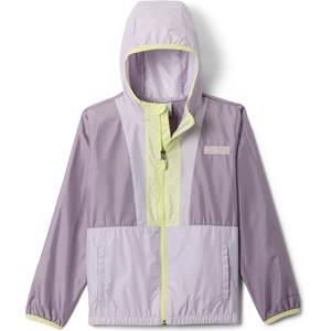 Columbia Детско ветрозащитно яке Columbia Kid's Back Bowl II Hooded Windbreaker Windproof jacket - Shale Purple / Lavender Pearl / Citron Haz - размер XXS (718-0091-0711)