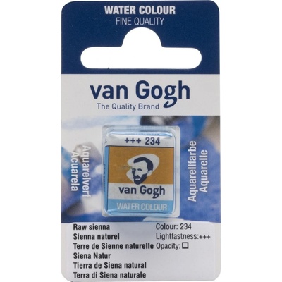 Van Gogh Akvarelová barva v půlpánvičce 234 Raw Sienna