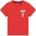 GUESS Червена тениска за мини момче с бял надпис Guess и малко мече