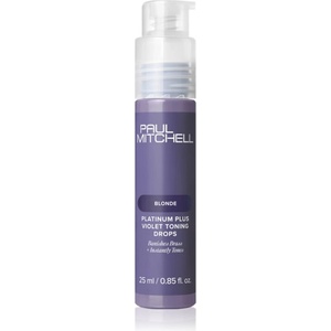 Paul Mitchell Platinum Plus Violet Toning Drops капки неутрализиращ жълтеникавите оттенъци 25ml