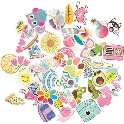 DP Craft Vinylové samolepky Summer 50ks