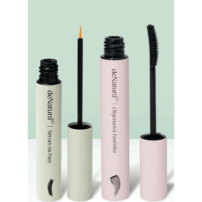 deNatura Sérum na řasy 3 ml + Objemová řasenka černá 6 ml