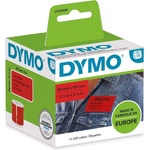 DYMO LW етикети за доставка / име 54x101mm червени. Ролка от 220 етикета (2133399)