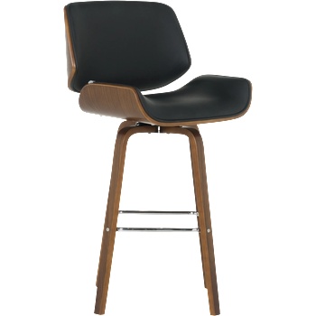 Carmen Бар стол Carmen 4027 - орех / черен (3521133)