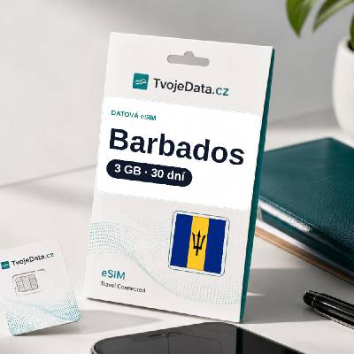 eSIM Barbados 3 GB / 29 dní - Barbados PXXTRECLK