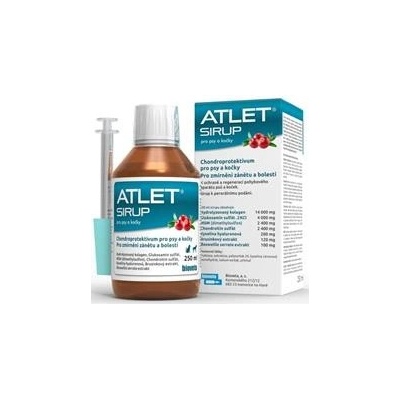 Atlet sirup pro psy a kočky 4x 250 ml