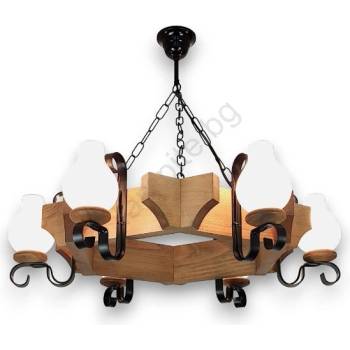 Brilagi - Пендел QUEEN 6xE14/40W/230V бук (BG2011)