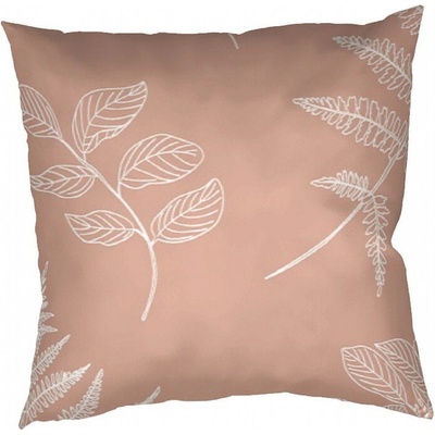 Dadka krep Paprade biele na latté 40 x 40 cm