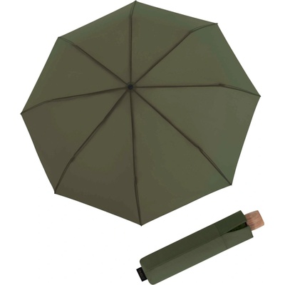 Knirps Timber manual skladací dáždnik olive