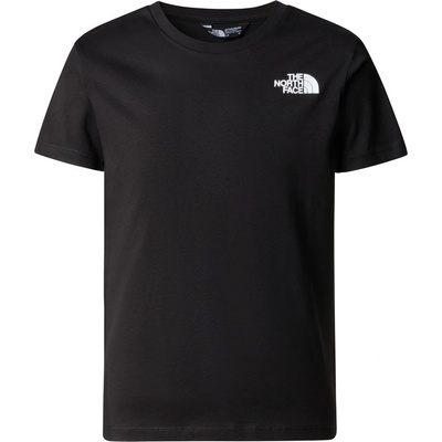 The North Face Детска тениска b s/s redbox tee (back box graphic) tnf black - xl (nf0a87t5jk3)