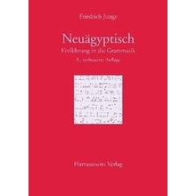 Einfhrung in die Grammatik des Neugyptischen Junge FriedrichPaperbackv němčině