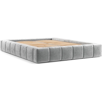 Maison de Reve Светлосиво тапицирано двойно легло с място за съхранение с включена подматрачна рамка 180x200 cm Aruba L - Maison de Rêve (ARUBAL180_MDR_P0_LOT06_M0_NF_T0_L65)