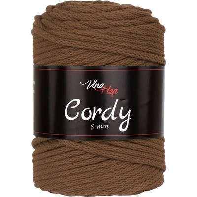 Příze Cordy 5mm 8224 šedohnědá (F345)