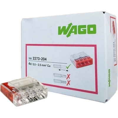 WAGO 4x2,5mm MINI 2273-204