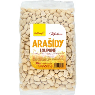 Wolfberry Arašidy pražené solené 500 g