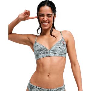 Roxy Дамско бикини горнище Roxy Women's Pro Surf Athletic tri Bikini top - Anthracite Popiscus (150-6325-0114)