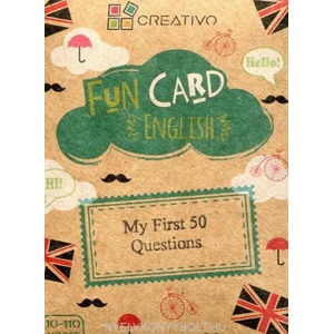 Creativo - Fun card English My First 50 Questions (ISBN: 9788366122116)