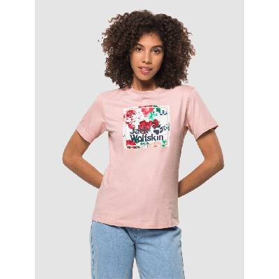 Jack Wolfskin Тениска flower logo t w