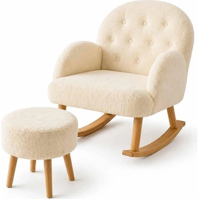 Sconto Dugmeli s podnožkou krémová