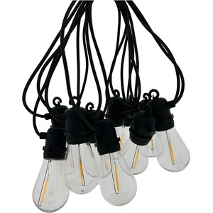 Baterie Centrum LED Външна декоративна верига 10xLED/0, 36W/230V 8 m IP44 черна (BC0779)