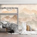 Art Gift Decor Фототапет Кафяви планини