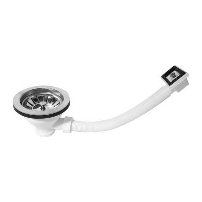 Alcaplast Dřezová výpusť 6/4˝ s nerezovou mřížkou pr. 115 mm, flexi přepadem, A38 – Zboží Mobilmania