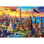 KS Games - Puzzle One World City - 1 000 piese