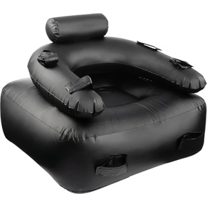 Inflatable Fun - бдсм диван - надуваем - черен
