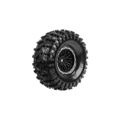 Louise RC CR-ENDURO 1.9 Kompletné kolesá s čiernymi diskami 2 ks