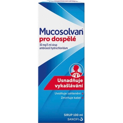 MUCOSOLVAN PRO DOSPĚLÉ POR 30MG/5ML SIR 1X100ML