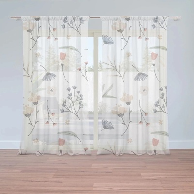 Sablio Záclony Lúčna elegancia: 2ks 150x250cm
