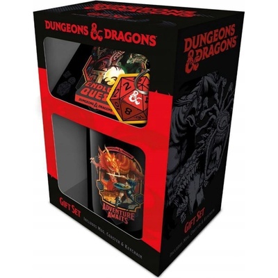 Dungeon a Dragons Dárkový set (hrnek + klíčenka)