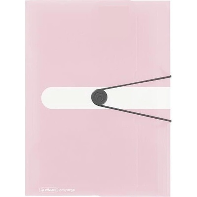 Herlitz Desky s gumou A4/3chlopně, PP rose