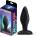 Afterdark Dolmen Butt Plug Silicone Black Size M 10.5 cm x 3 cm